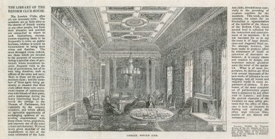 Biblioteca, il Reform Club da English School