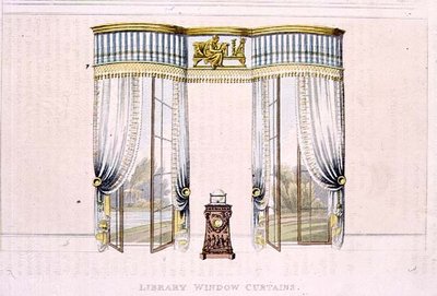 Tende per finestre della biblioteca, tavola 106 da 