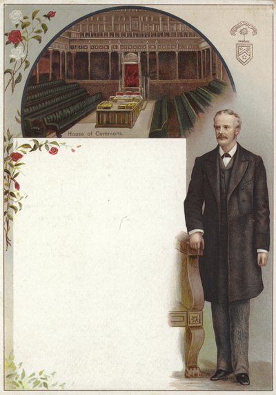 Carta Liebig con Arthur Balfour da English School