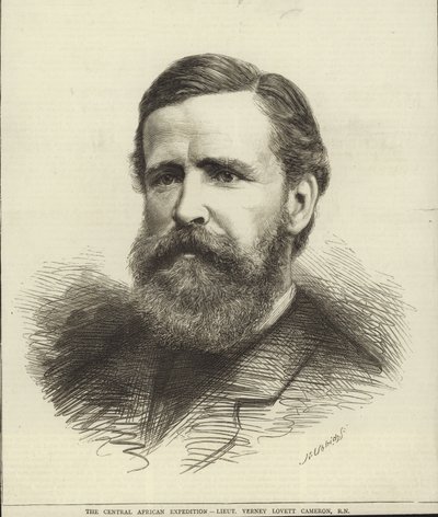 Tenente Verney Lovett Cameron (incisione) da English School