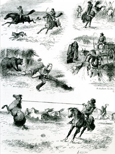 Vita in Manitoba, 1877 da English School