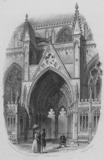 Cattedrale di Lincoln, ingresso nord da English School