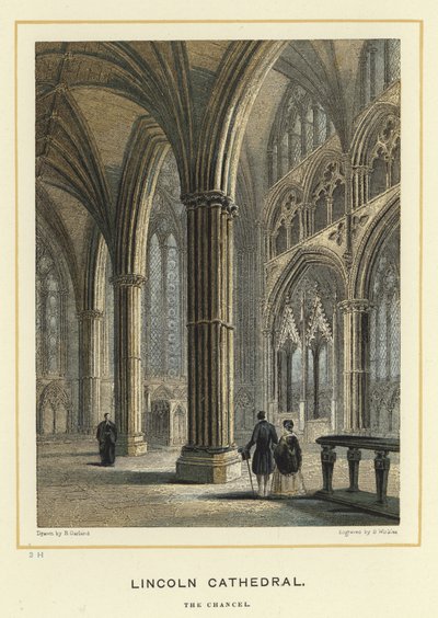 Cattedrale di Lincoln, il presbiterio da English School