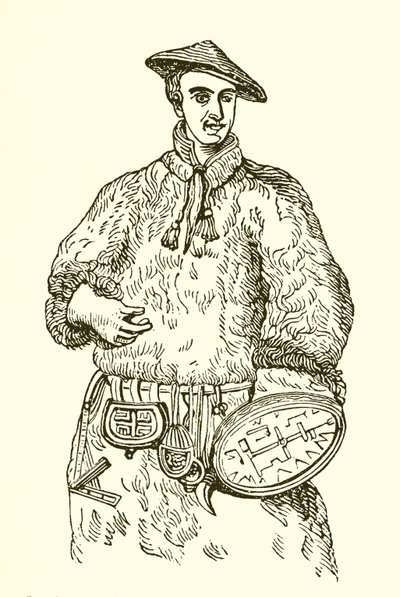 Linnaeus nel suo abito lappone da English School