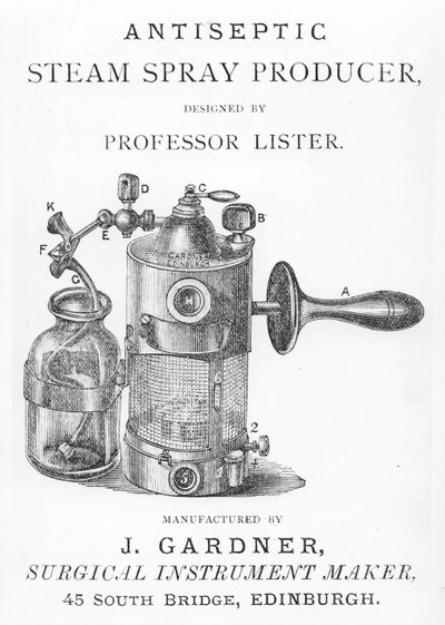 Spray a vapore di Lister da English School