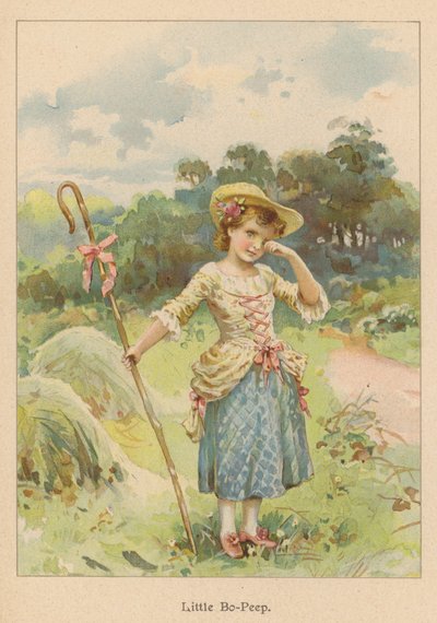 Little Bo-Peep (cromolitografia) da English School