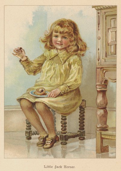 Little Jack Horner (cromolitografia) da English School