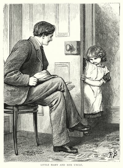 La piccola Mary e suo zio (incisione) da English School