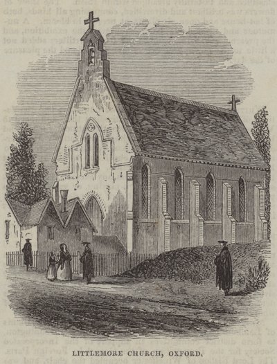 Chiesa di Littlemore, Oxford (incisione) da English School