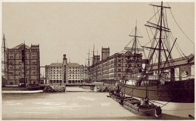 Liverpool: Waterloo Dock e magazzini di grano da English School