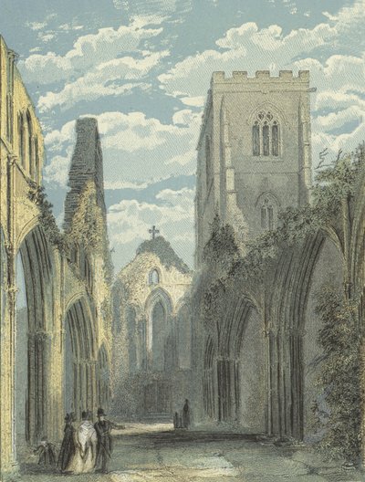 Cattedrale di Llandaff, navata verso ovest da English School