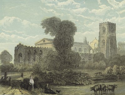 Cattedrale di Llandaff, vista nord-est da English School