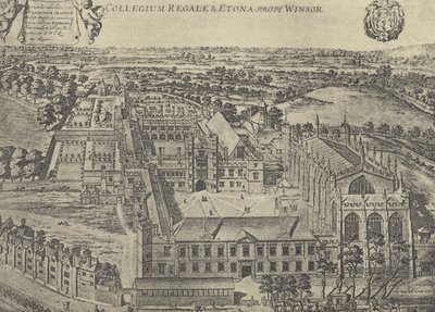 Stampa di Loggan, c 1685 (incisione) da English School