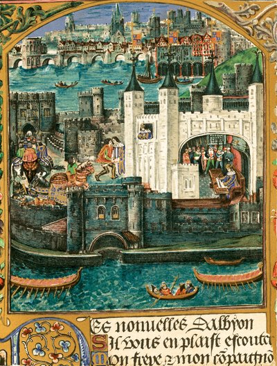 Londra (litografia a colori) da English School