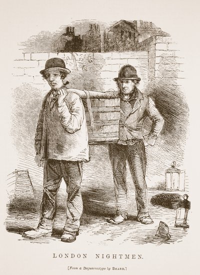 Gli uomini della notte di Londra, dal dagherrotipo di Richard Beard, illustrazione da London Labour and London Poor di Henry Mayhew, pub. 1862 da English School
