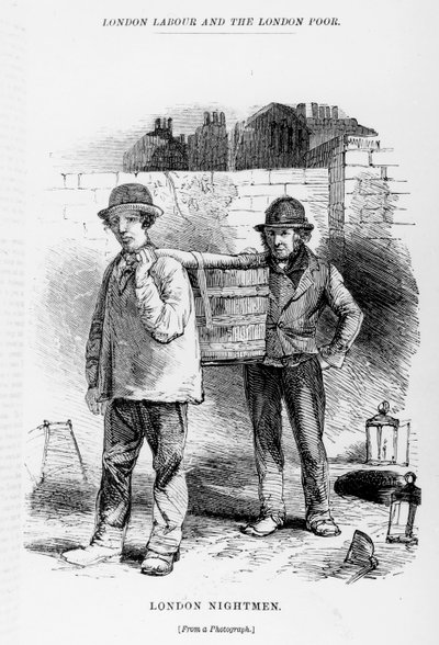 Spazzini notturni di Londra, illustrazione da 
