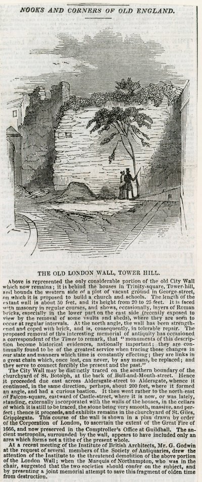 London Wall - Tower Hill da English School