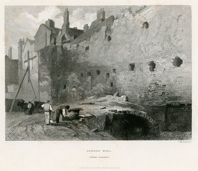 London Wall, Tower Postern da English School