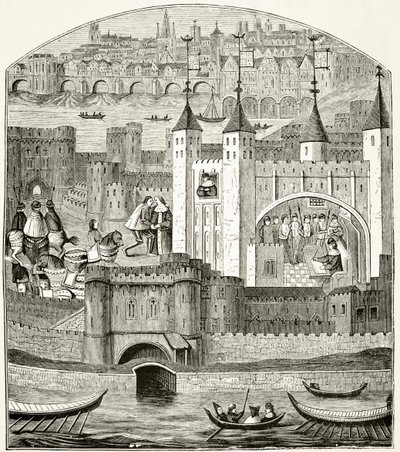 Londra e la Torre di Londra nel XV secolo, da 