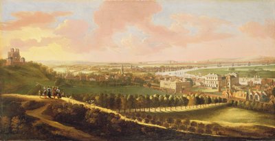 Londra da Greenwich Hill, c.1680 da English School