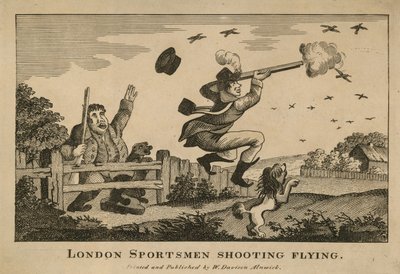 Sportivi londinesi che sparano ai piccioni da English School