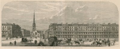 Miglioramenti stradali a Londra: Nuovi edifici a Lancaster Gate, Hyde Park da English School