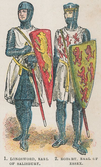 Longsword, Conte di Salisbury; Robert, Conte di Essex da English School
