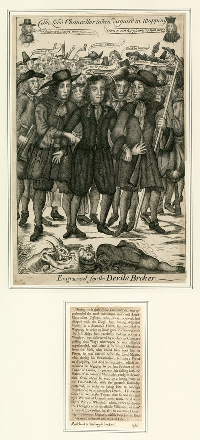 Lord Cancelliere Jefferies arrestato a Wapping da English School