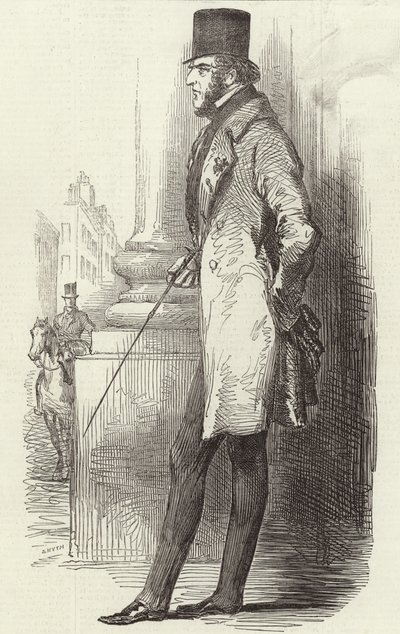Lord George Bentinck (incisione) da English School