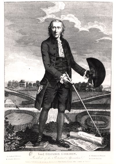 Lord George Gordon (1752-93) 1780 da English School