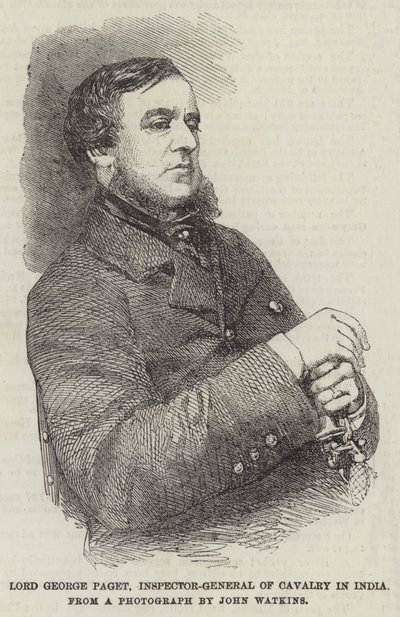 Lord George Paget, ispettore generale della cavalleria in India da English School