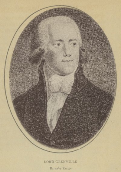 Lord Grenville, Barnaby Rudge (litografia) da English School
