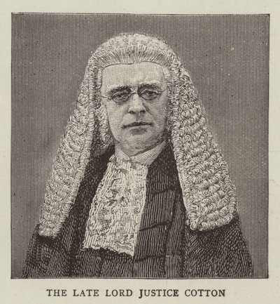 Lord Justice Cotton da English School
