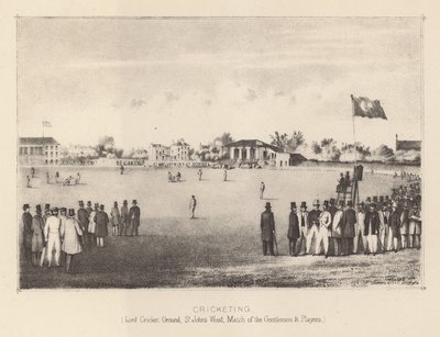 Lords Cricket Ground, S Johns Wood, partita dei Gentlemen e Players da English School