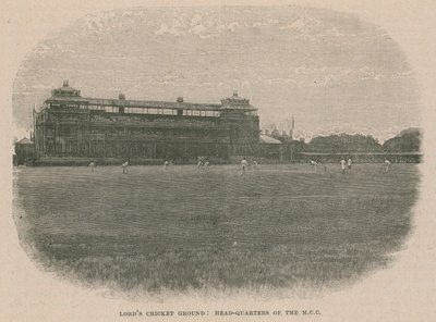 Lords Cricket Ground, sede del MCC da English School