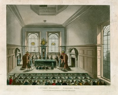 Estrazione della lotteria alla Coopers Hall da English School