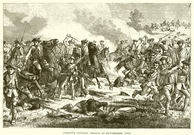 La carica di cavalleria di Loudon a Kunersdorf da English School