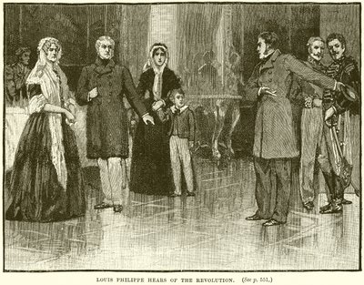 Louis Philippe apprende della rivoluzione da English School