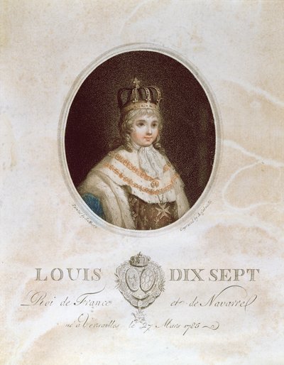 Luigi XVII, c. 1793 da English School
