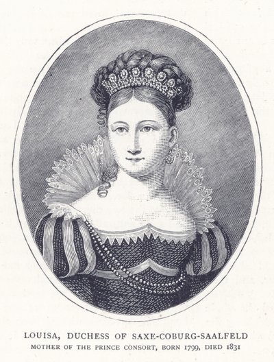 Luisa, Duchessa di Sassonia-Coburgo-Saalfeld da English School
