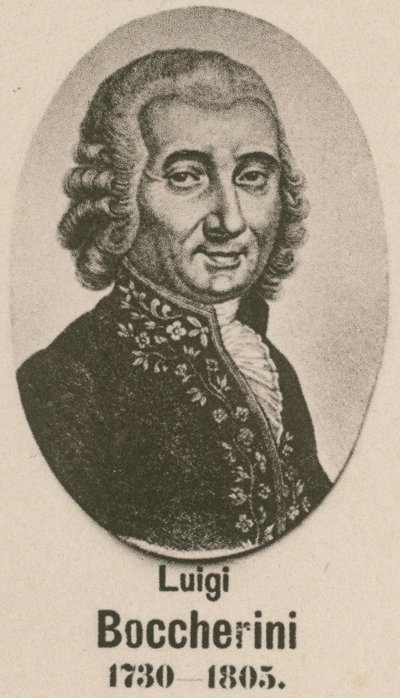 Luigi Boccherini (incisione) da English School