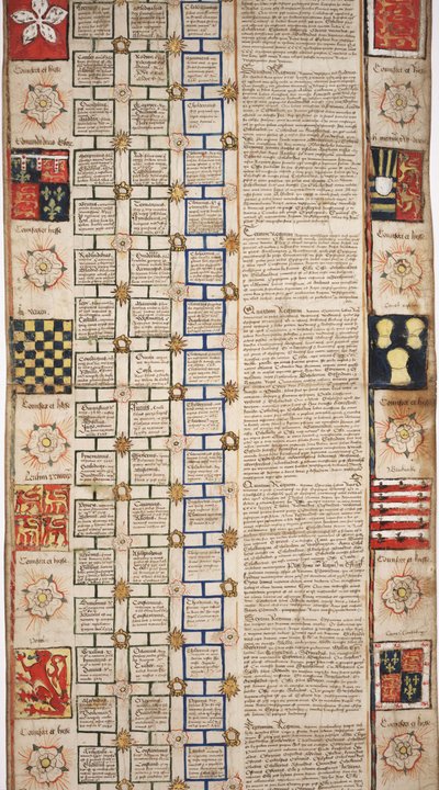 Cronaca della storia del mondo dalla creazione a Woden, con una genealogia di Edoardo IV, c.1461 da English School