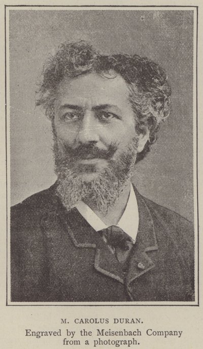 M Carolus Duran (incisione) da English School