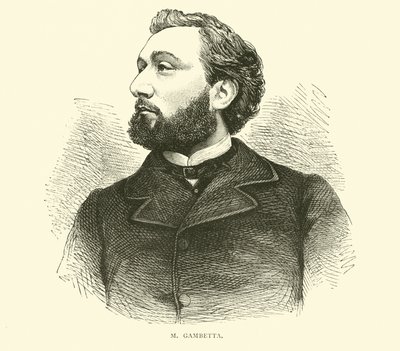 M Gambetta, settembre 1870 da English School