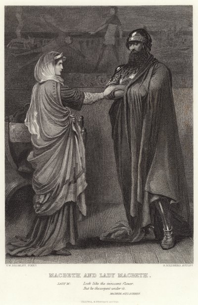 Macbeth e Lady Macbeth, Macbeth, Atto I, Scena V da English School