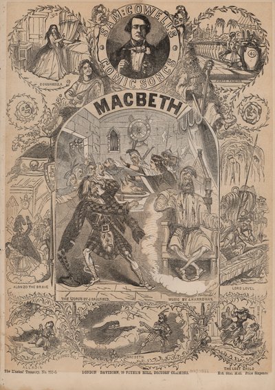 Macbeth, una delle canzoni comiche di Sam Cowell da English School