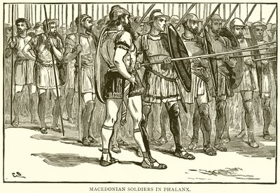 Soldati macedoni in falange da English School