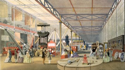 Macchinari, da Dickinsons Comprehensive Pictures of the Great Exhibition of 1851, pubblicato nel 1854 da English School