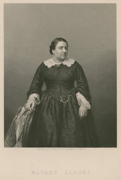 Madame Albani, soprano; fotografia da English School