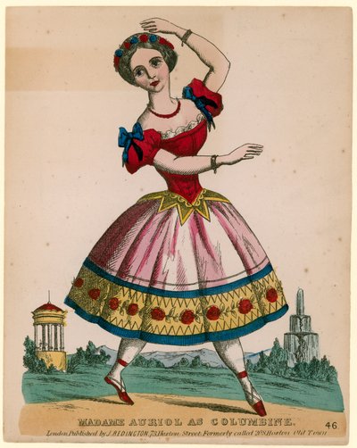 Madame Auriol come Colombina da English School